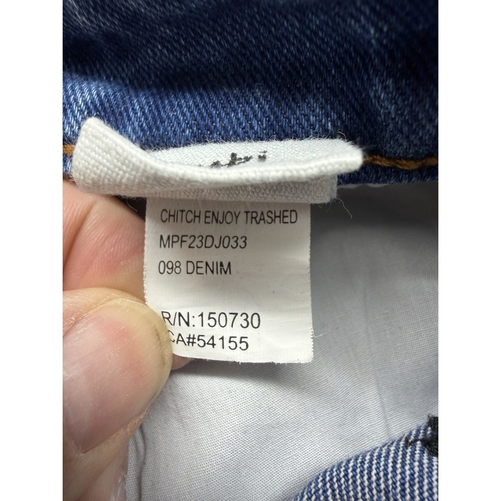 Ksubi Chitch Enjoy Trashed Denim Skinny Jeans Mens Size 28X32 Stretch - Picture 7 of 13
